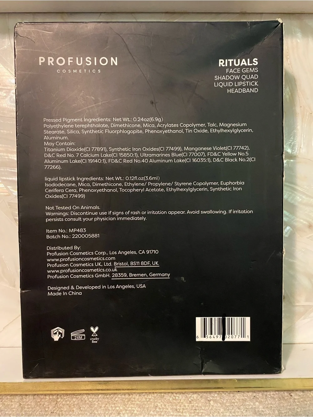 NEW Profusion Cosmetics Rituals Makeup Set – Maleficent
